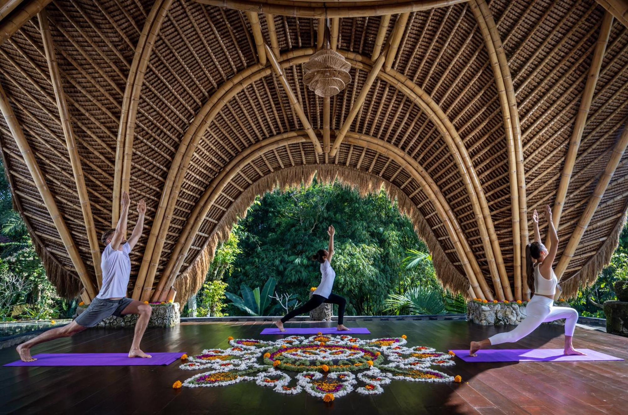 Pramana Watu Kurung Hotell Ubud Exteriör bild The Yoga Pavilion